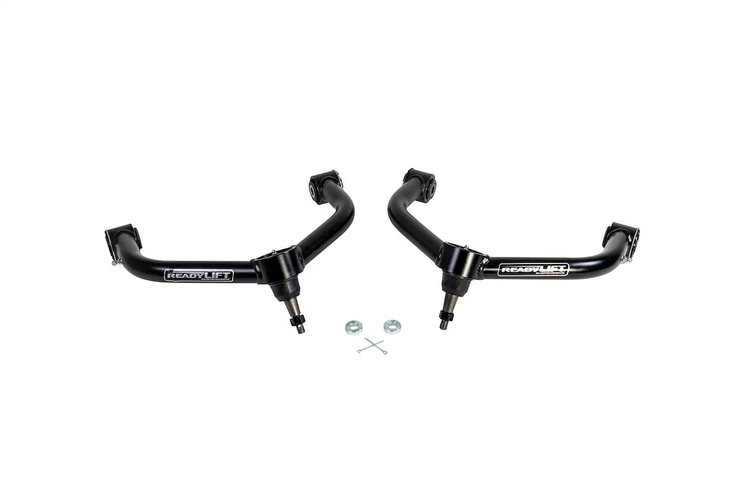 67-19150 – READYLIFT Control Arm, Tubular Non Adjustable Black Steel With Ball Joint/ Bushings/ Sleeves Set Of 2